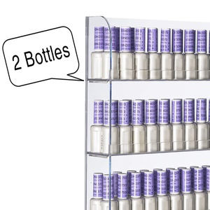YAGELI Présentoir mural en acrylique transparent pour huiles essentielles et vernis à ongles, personnalisable avec logo et impression sérigraphique - Product Image 2