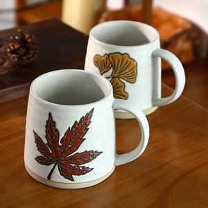 High Quality Custom Cartoon Porcelain Hand-Painted Underglaze Color Business Gifts Office High-Value Reusable Coffee Mug - Product Image 4