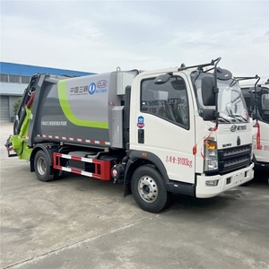 Factory HOWO 6000L <b>Waste</b> Collection Garbage Truck 4x2 Small Garbage Compactor Truck - Product Image 2