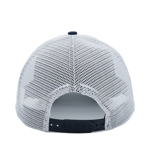 Gorra Trucker de Béisbol Azul Marino de 6 Paneles con Malla Verde, Logotipo Bordado en 3D, Deportiva, Formal, Unisex, Ajustable, para Deportes al Aire Libre y Ciclismo - Product Image 4