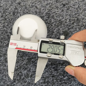 بوتقة خزفية بيضاء عالية اللون مع غطاء ، 15 20 من جودة 50 في المختبر - Product Image 5