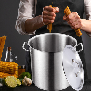 DaoSheng personnalisé vente directe d'usine ustensiles de cuisine en acier inoxydable marmite à soupe batterie de cuisine à <span class=keywords><strong>induction</strong></span> marmite normale - Product Image 2