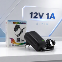 Adaptateur de prise murale d'alimentation à découpage 12V 1A Adaptateur secteur pour ordinateur portable