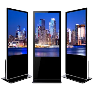 Hot Factory Totem Touchscreen-Display Kiosk 1920*1080 LED 32 43 55 65 Zoll Boden stehend LCD-Werbung Werbung Player