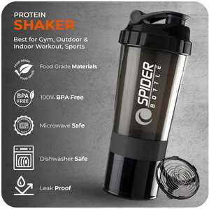 Custom Logo 500ml PP Plastic Reusable Lid <b>Shaker</b> Drinkware Portable Classic Tumbler Hiking Sports Gym Fitness Protein Cycling - Product Image 4