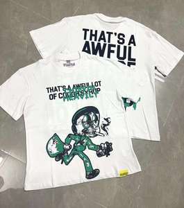 T-shirt de luxe de marque de créateur Streetwear personnalisé en gros avec l'impression 'C'EST UN ÉNORME AMOUNT DE SIROP POUR TISSUS', pour hommes - Product Image 4