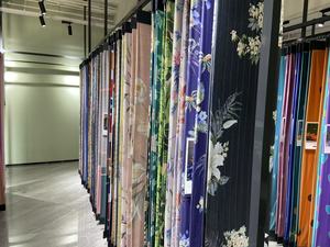 100% bông polyester sợi nhỏ in Twill sateen vải 250cm chiều rộng thiết kế mới tẩy trắng mô hình Dobby Phong cách thả vải - Product Image 2