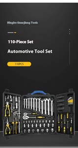 Llave de trinquete, alicates, destornillador, llave de vaso, extractor de tornillos, puntas hexagonales, extractor de clavos, mango de goma, cabezal de trinquete, herramientas de reparación automotriz TS - Product Image 4
