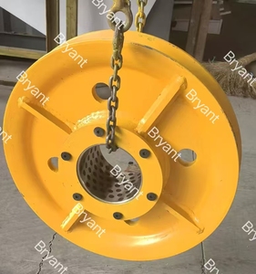 รอกลวดเหล็กแบบกำหนดเองสำหรับแท่นขุดเจาะแบบหมุน เครื่องตอกเสาเข็ม รอกยกเหล็กหล่อ - Product Image 3