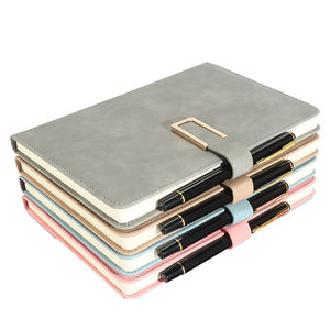 Bán buôn máy tính xách tay chữ viết tay máy tính xách tay Quà Tặng da tùy chỉnh bìa cứng A5 kế hoạch da - Product Image 1
