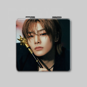 All'ingrosso KPOP Idol randagio bambini ha mangiato Felix Hyunjin Double-face quadrato pieghevole portatile specchio per il trucco - Product Image 2