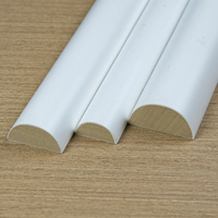 Línea semicircular de pino personalizada línea de madera maciza línea de cintura cuarto fregadero de caída Borde de cierre columna decorativa pasta de borde