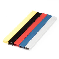 Fente décorative en T 6 8 10mm Bande de couverture en plastique PVC PP multicolore