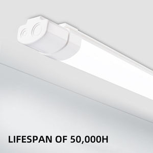 โคมไฟ LED แบบกันน้ำสำหรับลานจอดรถฉุกเฉิน ประหยัดพลังงาน  ผลิตตามสั่งจากโรงงาน  แบบ Tri-Proof และแบบ Linear Batten - Product Image 6