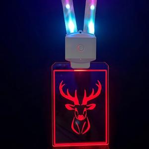 Letrero Colgante LED Recargable Luminoso Estilo ROMANCE, ABS+PMMA, Logotipo Personalizado, Impresión a Color, para KTV, Eventos Laborales - Product Image 5