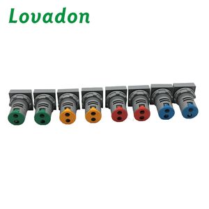 LD16 mm Square mini LED digital voltmeter AC 24-500V Indicator with the Voltage RGB push button switch - Product Image 6