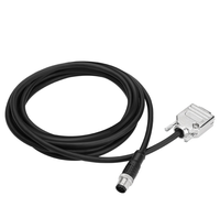 Arnés RS232 RS485 de Alta Calidad, Conector M12 a DB9, Conector de Aviación M12 de 5 Pines a D-sub de 9 Pines, Cable VGA