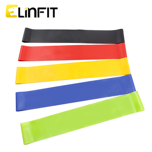 5件套健身拉起阻力环带套装健身房配件印花弹性环带 - Product Image 2