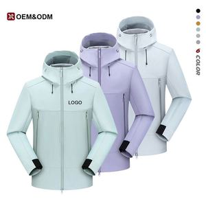 New Men's <b>Jackets</b> Custom logo Polyester Men's Windproof Winter <b>Jacket</b> Embroidered Outdoor Waterproof <b>Soft</b> <b>Shell</b> Casual <b>Jackets</b> - Product Image 3