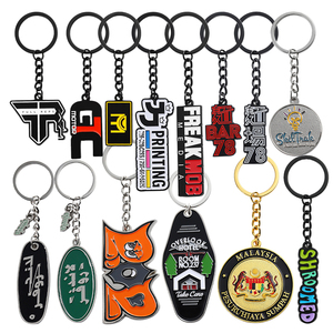 Quà tặng khuyến mãi kỷ niệm Logo tên mềm men lưu niệm móc chìa khóa kim loại tùy chỉnh Keychain vàng bạc thể thao quyến rũ Keychain - Product Image 6