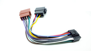 Adaptateur auxiliaire 16 broches Adaptateur ISO Prise de bus Faisceau de câblage Connecteur Adaptateur Convient pour <span class=keywords><strong>Kenwood</strong></span> NC - Product Image 4