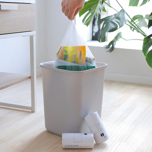 Household Vest Style Garbage Bags L Size Thickened <b>Kitchen</b> Use 50 Packs - Product Image 1