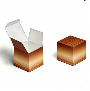 Caja de Embalaje Rectangular Autoarmable de Cartón Reciclado Ecológico, Impresa Personalizada al por Mayor, para Embalaje de Productos para el Cuidado de la Piel, Regalos y Manualidades - Product Image 6