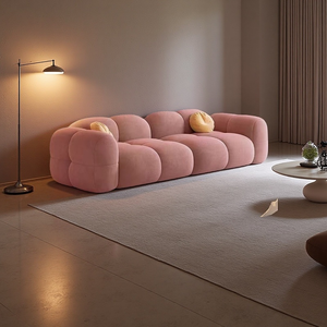 Conjunto de Sofá Seccional Moderno Estofado, Sofá Confortável, Embalagem Compactada a Vácuo, Mobiliário para Sala de Estar - Product Image 3