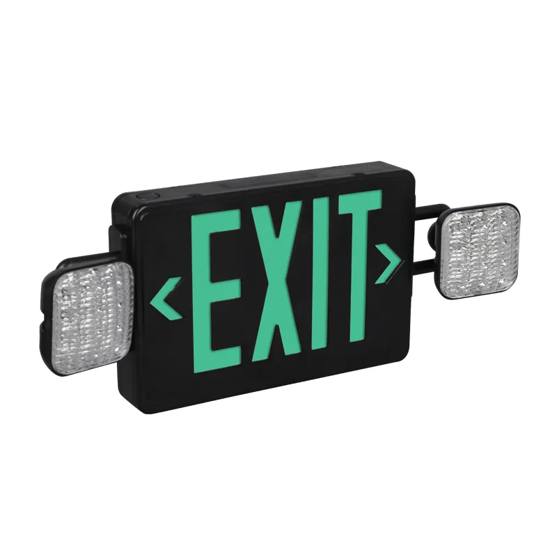 exit sign combo double head lamp 90 minutes LED emergency lights