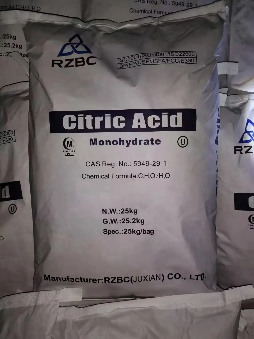 Thực Phẩm Lớp Citric Acid Khan 30-100 Lưới/Độ Tinh Khiết Cao Giá Thấp Axit Điều Chỉnh Citric Acid