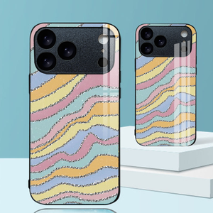Deluxe Custom <span class=keywords><strong>Cover</strong></span> in vetro temperato UV stile Santa <span class=keywords><strong>foto</strong></span> per <span class=keywords><strong>Iphone</strong></span> 17 17pro 17pro Max 17air <span class=keywords><strong>Cover</strong></span> protettiva - Product Image 1