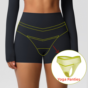 Braguitas de Yoga Invisibles y Sin Costuras de Seda de Hielo para Mujer, Secado Rápido, Transpirables, Ropa Interior de Yoga para Mujer - Product Image 1