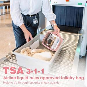 Custom Transparent Portable Toiletry Bag, <b>Large</b>-capacity Skincare Storage <b>Box</b>, Personalized Travel Promotional <b>Gift</b> - Product Image 5