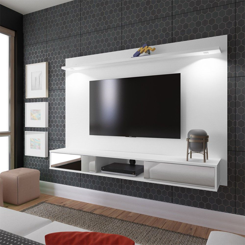 Luxury Wood Veneer Customized Television Stand