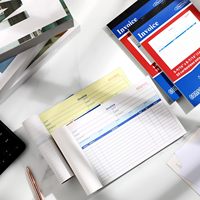 Papier de facture A4 personnalisé, autocopiant NCR 2 feuillets 11x8.5, pour reçus, bons de commande, factures de vente et estimes de réparation automobile