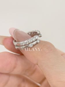 Dk 1.5ct vòng cắt vvs phòng thí nghiệm kim cương Nhẫn 18K vàng IGI chứng nhận cho đám cưới và quà tặng nguồn trực tiếp nhà máy đơn giản & sang trọng - Product Image 4