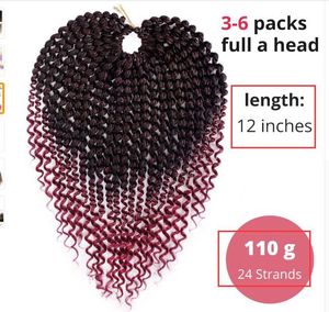 Kaneka-trenza de pelo de ganchillo suave, fibra japonesa, prepassion, giro, corto, de un solo hilo, rizado, en caja - Product Image 6