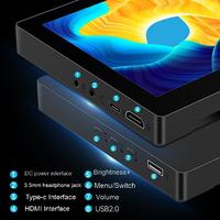 Module d'affichage portable 10,3 pouces 1920x720 IPS LCM avec écran tactile capacitif, ports USB Type C, mini, pour rétroéclairage LED, montable au mur