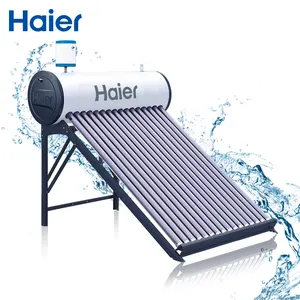 Haier, nuevo estilo, tubo de vacío sin presión, sistema de energía solar de acero inoxidable, calentador de agua para baño doméstico