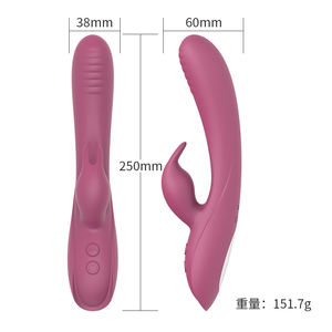 ウサギ7周波数シリコン充電式振動ディルドマッサージスティックバイブレーター女性陰核刺激マスターベーター大人のおもちゃ - Product Image 6