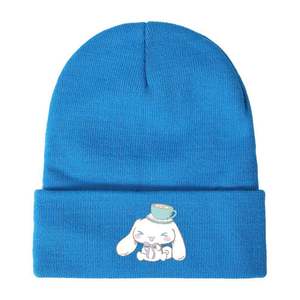 หมวกบีนนี่แฟชั่นผู้ใหญ่แบบมีขอบพับ ปรับแต่งได้ ขายดี ผ้าอะคริลิกนุ่ม ใส่ได้ในฤดูหนาว พิมพ์ลายปักลายการ์ตูน ตัวละครน่ารัก ใช้ได้ทั้งชายและหญิง - Product Image 5