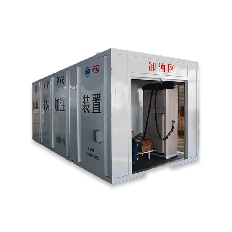 Large-Scale Container Anti-Explosion Mobile Petrol Gas Station High Quality Mobile Fuel Station
