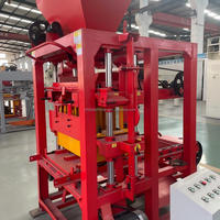 Machine à fabriquer des briques creuses QT 4-26 Hongfan, système de vibration puissant à moteur, blocs de qualité supérieure, prix d'usine bas, pour l'Afrique