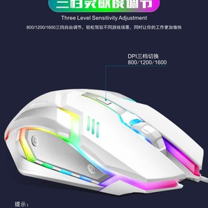 EWEADN S150 Gaming <b>Mouse</b> 12 Buttons RGB Backlit Wired Optical Right Hand Ergonomic - Product Image 5