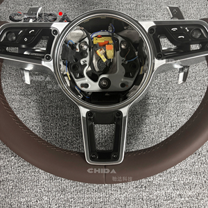 Adatto per Porsche Paname Macan Cayen Tayca 718 Cayma RS Carrers Targas 911 RS 991 992 RS volante marrone personalizzato - Product Image 4