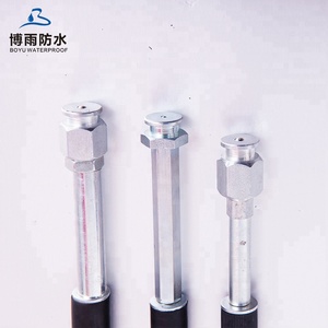 <b>Waterproof</b> High Strength Eco-Friendly 16*125mm 130mm Flat Button Steel Injection Packer for Concrete Grout for Warehouse Park - Product Image 4