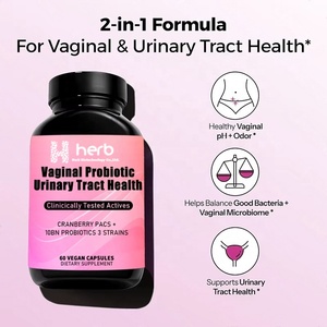 Capsules Probiotiques Équilibre du pH Vaginal OEM/ODM Marque Privée Mélange de Prébiotiques Extrait Végétal Durée de Conservation 2 Ans Odeur Féminine - Product Image 5