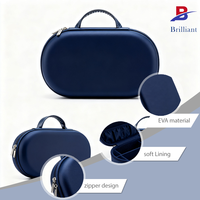 Sac cosmétique étanche en EVA avec fermeture éclair, idéal pour les voyages, trousse de toilette et organiseur de bijoux, sac à main tendance