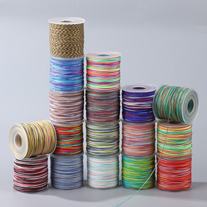 Cordon tressé en <span class=keywords><strong>nylon</strong></span> 0,8 mm, 50 m/bobine, plus de 70 couleurs, fil résistant à la décoloration pour la fabrication de bijoux, fil à perler pour bracelet, artisanat DIY, vente en gros - Product Image 6