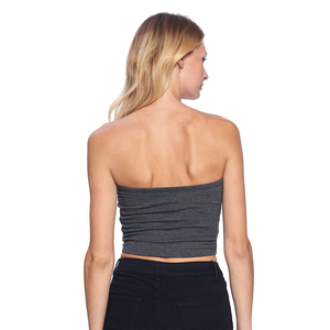 Venta al por mayor barato personalizar su logotipo del tubo <span class=keywords><strong>de</strong></span> las mujeres Crop Top Tops - Product Image 6